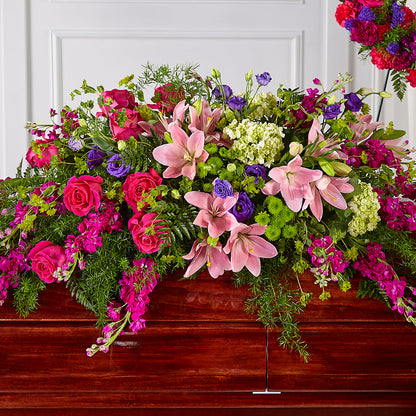 Radiant Tribute Casket Spray –  Your Beautiful Flowers, Scranton PA