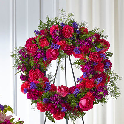 Calming Colors Wreath –  Your Beautiful Flowers, Scranton PA