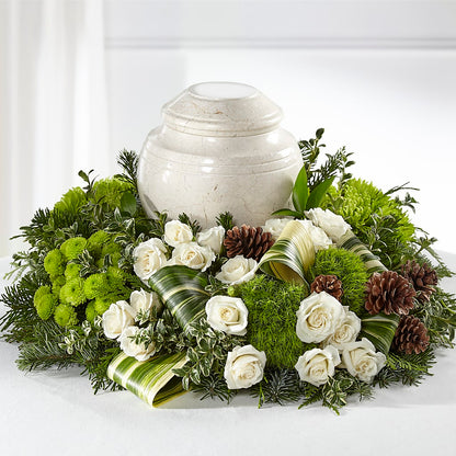 Precious Evergreen Cremation Adornment –  Your Beautiful Flowers, Scranton PA