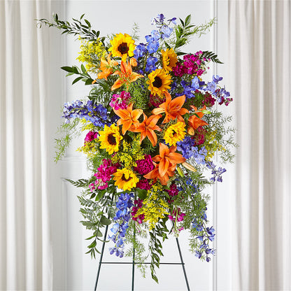Sunlit Memories Standing Spray (Standard) –  Your Beautiful Flowers, Scranton PA