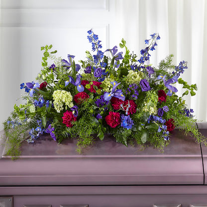 Always Treasured Casket Spray –  Your Beautiful Flowers, Scranton PA