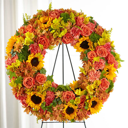Autumnal Memories Wreath (Standard) –  Your Beautiful Flowers, Scranton PA