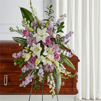 Grateful Hearts Standing Spray –  Your Beautiful Flowers, Scranton PA