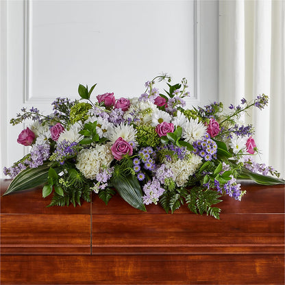 Meadows of Serenity Casket Spray –  Your Beautiful Flowers, Scranton PA