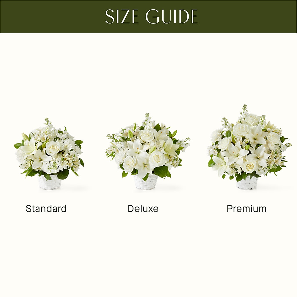 Peaceful Reflections Arrangement –  Your Beautiful Flowers, Scranton PA
