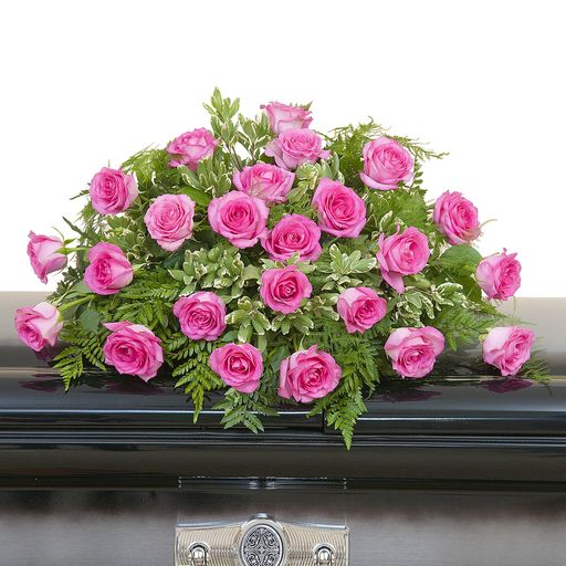 Pink Rose Casket Spray