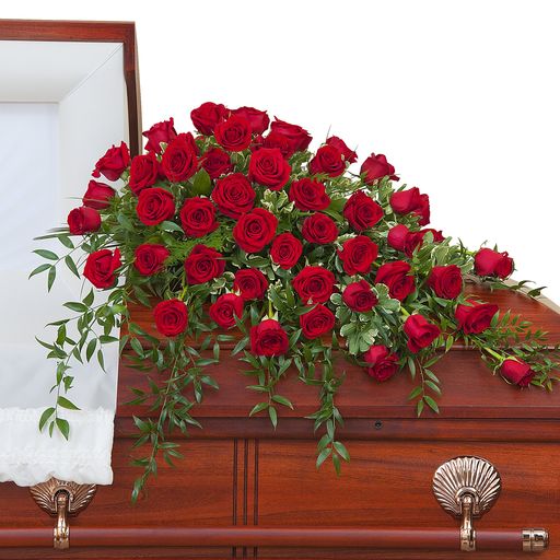 Simply Roses Supreme Casket Spray