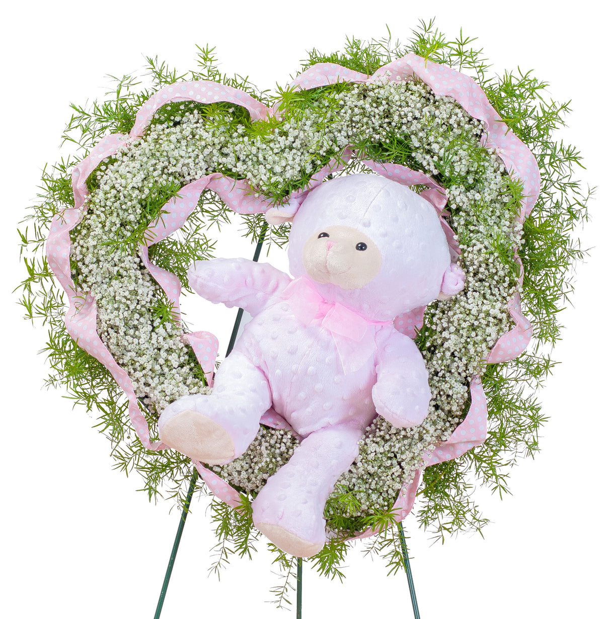 Tiny Angels Wreath in Pink –  Your Beautiful Flowers, Scranton PA