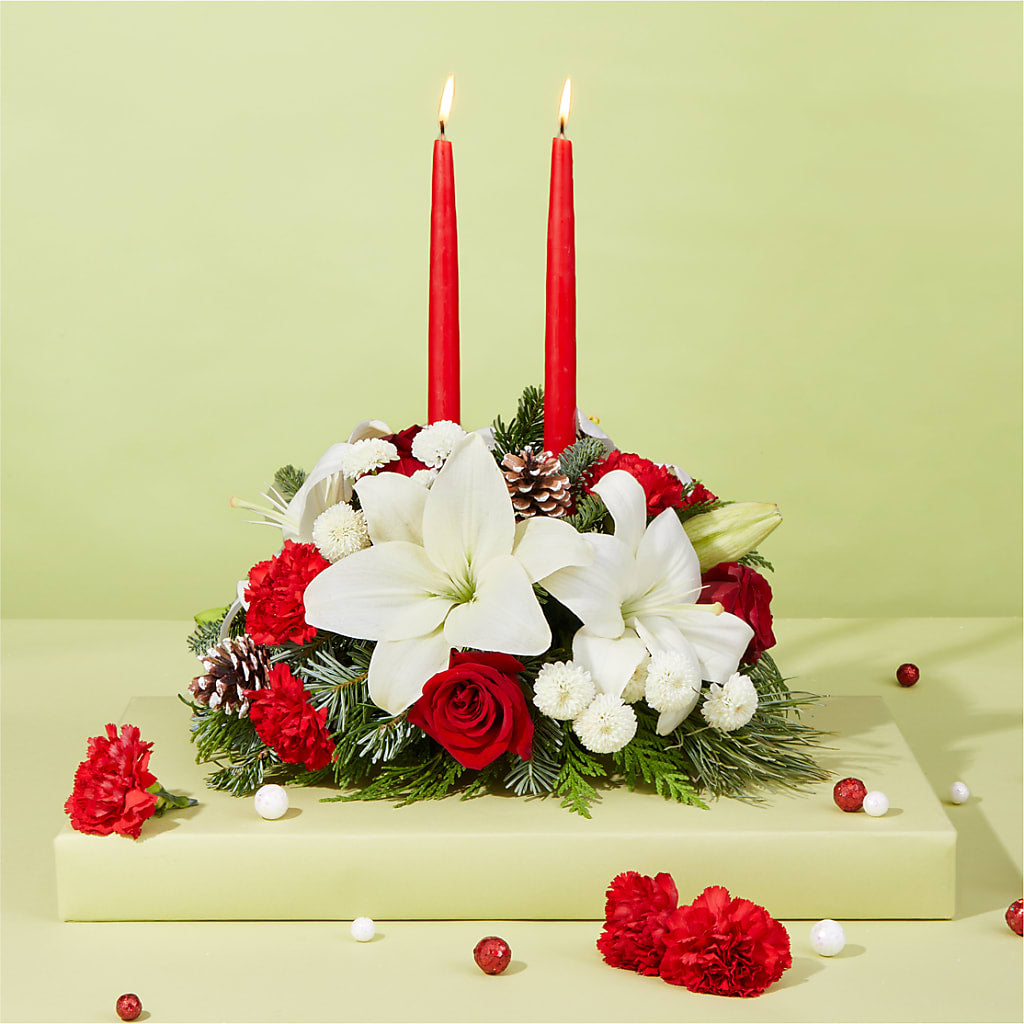 Seasonal Festivities Centerpiece –  Your Beautiful Flowers, Scranton PA