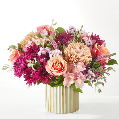 Berry Cobbler Bouquet with Ivory Vase –  Your Beautiful Flowers, Scranton PA