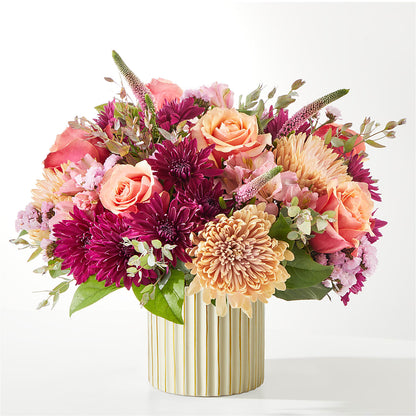 Berry Cobbler Bouquet with Ivory Vase –  Your Beautiful Flowers, Scranton PA