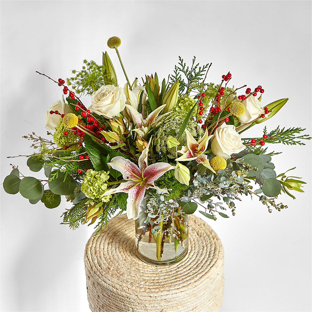 Berry & Bright Bouquet –  Your Beautiful Flowers, Scranton PA