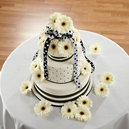 Simple Sophistication Cake Décor –  Your Beautiful Flowers, Scranton PA