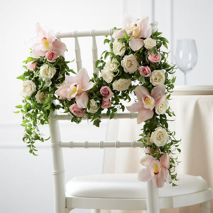 Orchid Rose Chair Décor –  Your Beautiful Flowers, Scranton PA
